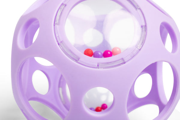 RATTLING SENSORY BALL PURPLE