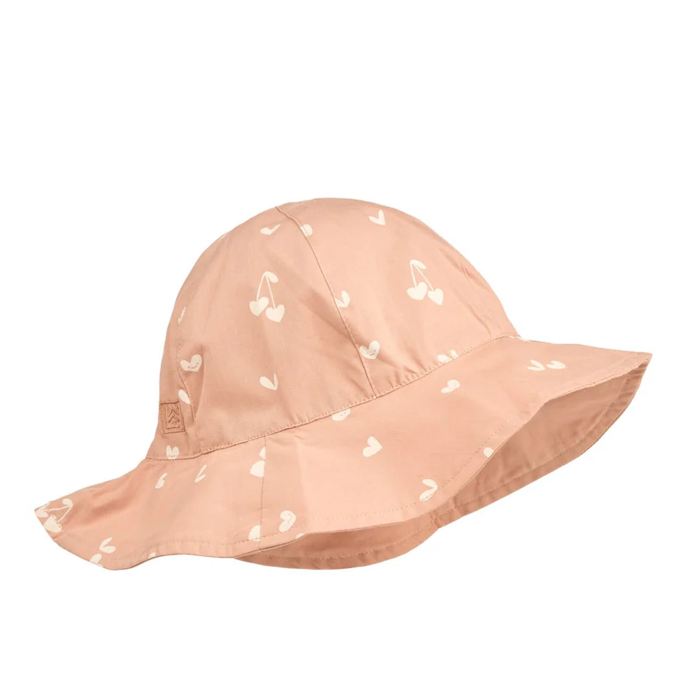 Liewood-Amelia Reversible Sun Hat-Sweethearts / Pale tuscany