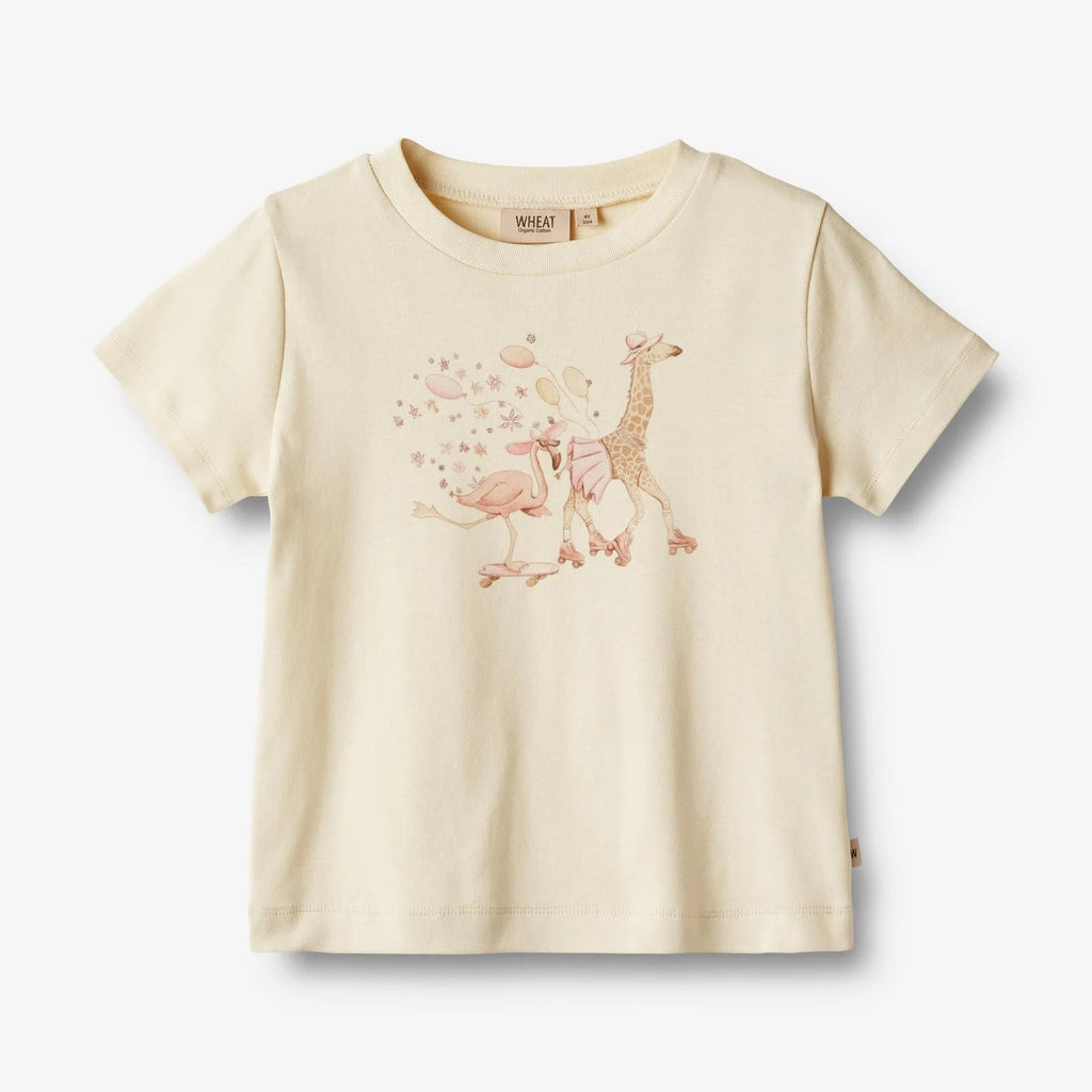 Wheat- T-Shirt S/S Tessa - Shell