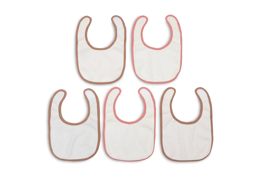 Jollein-Lätzchen Jersey Wasserdicht Miffy Moments Silk Rose (5pack)