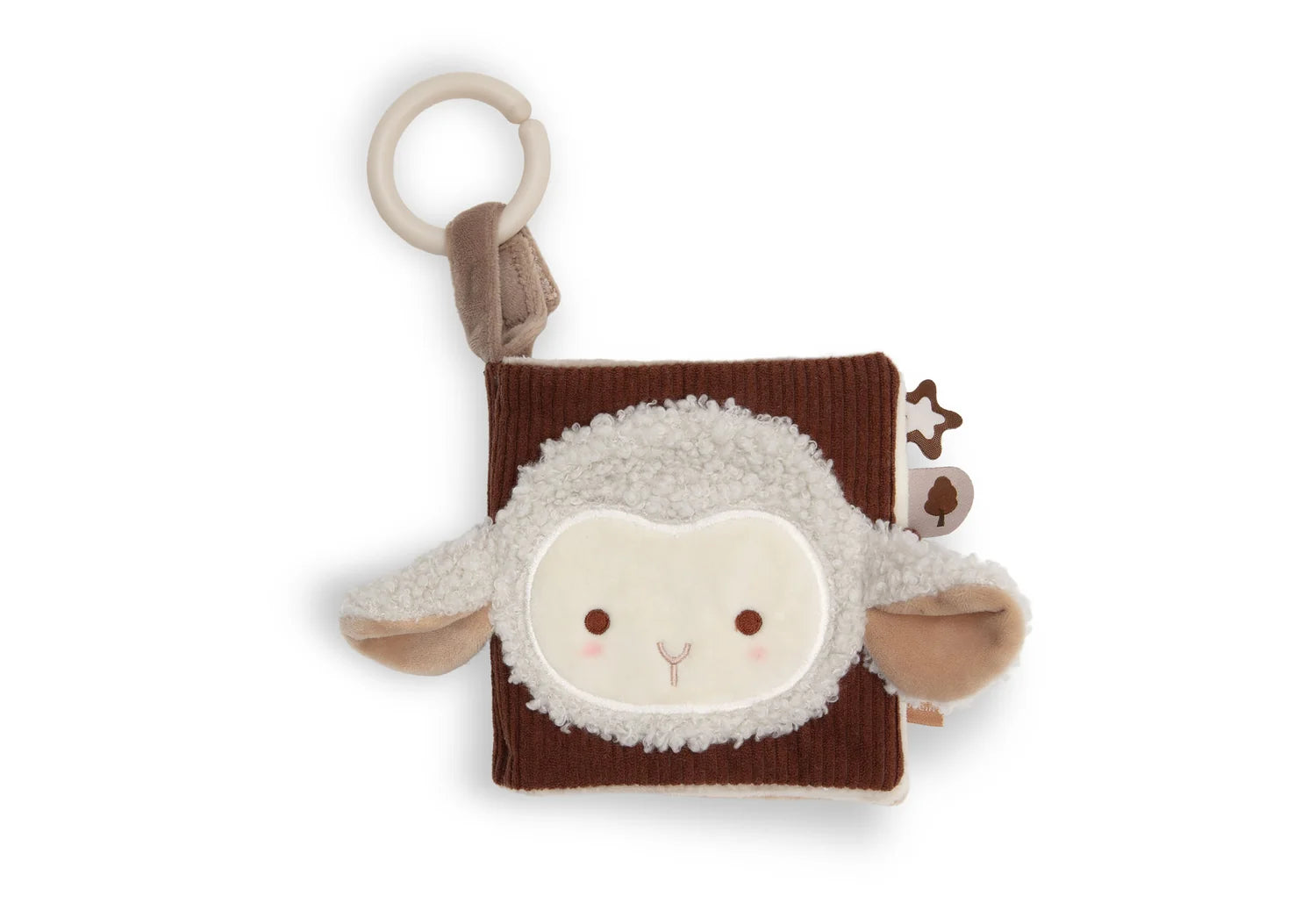 Jollein-Stoffbuch mit Aktivitäten Woolly