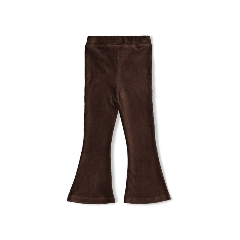 Jubel-Gerippte Schlaghose Samt - City Chic