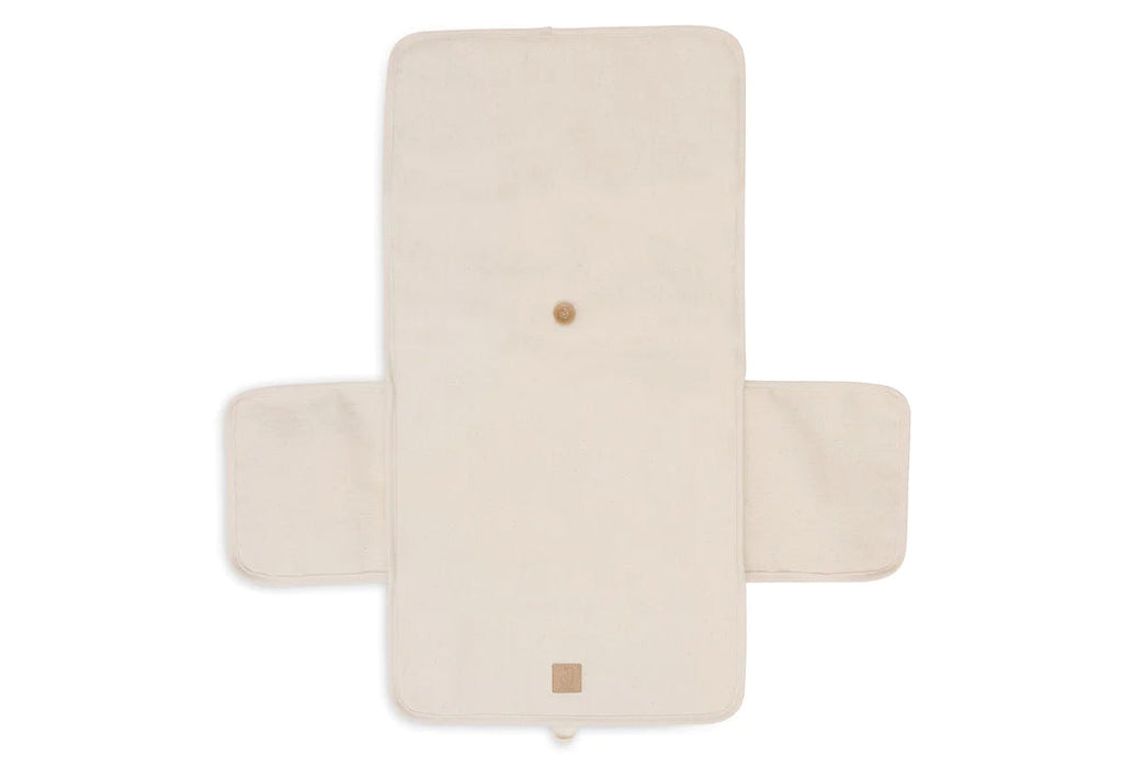 Jollein-Wickelunterlage Mit Ablagefächern Twill Natural-Sand