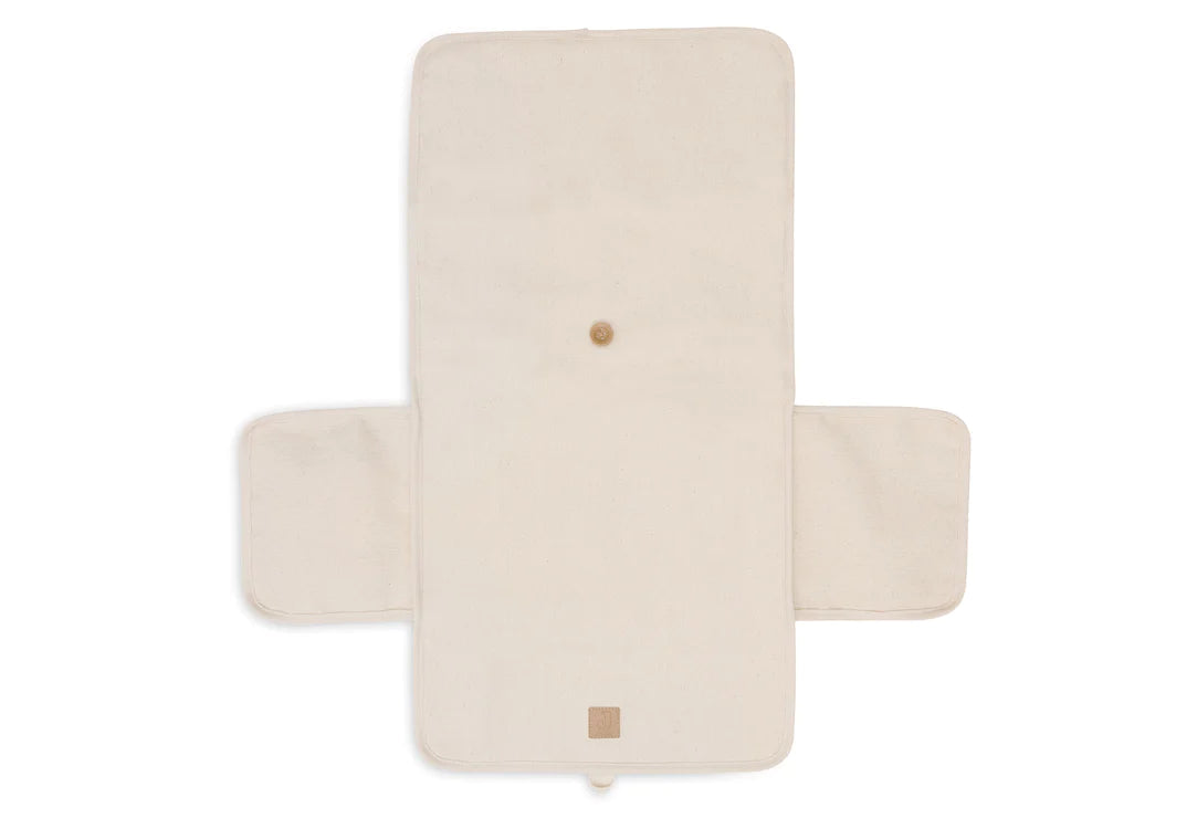 Jollein-Wickelunterlage Mit Ablagefächern Twill Natural-Sand