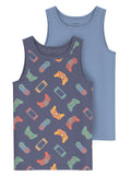 name it - NKMTANK TOP 2P STONEWASH GAME NOOS - Stonewash