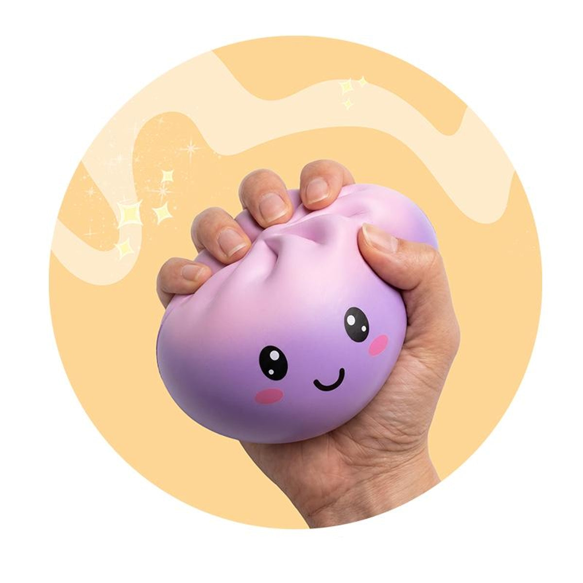 XXL Anti-Stress Dumpling Ø 15,5cm, 6-fach sortiert