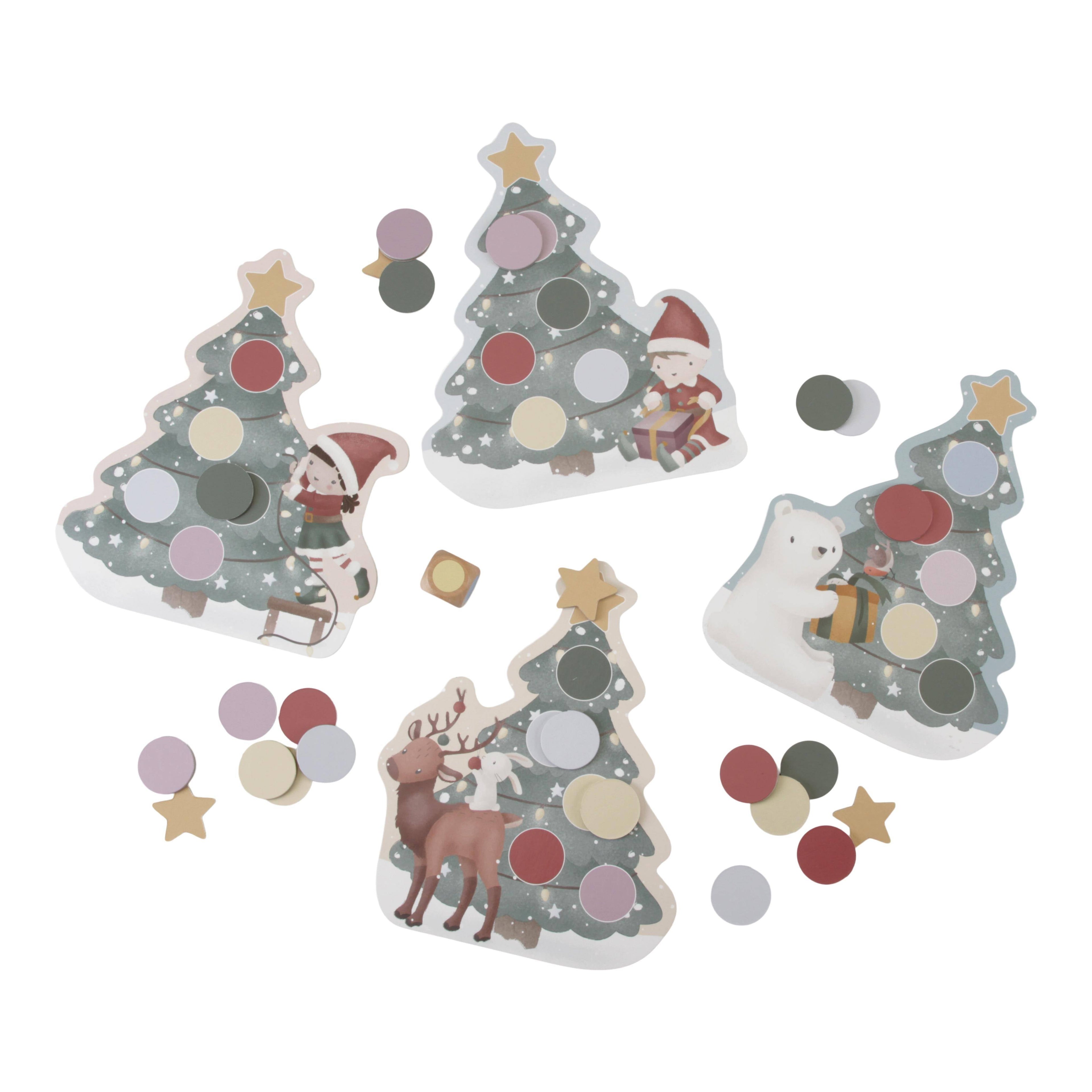 Little Dutch Weihnachtsbäume Spiel FSC