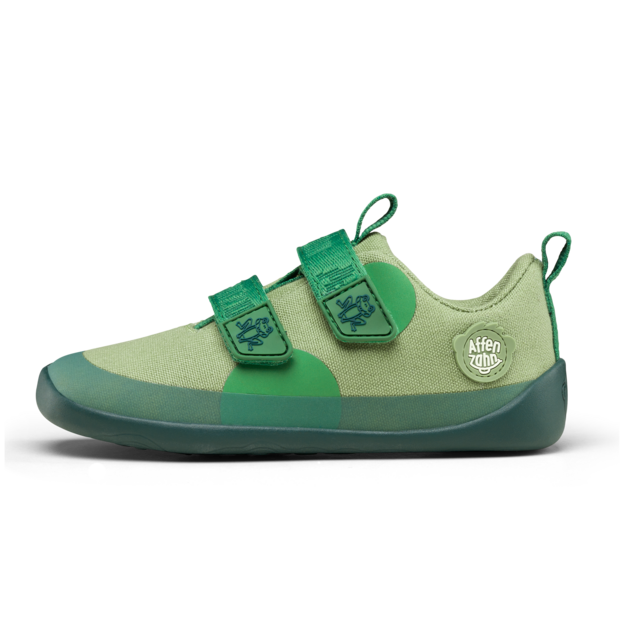 Affenzahn - Barfußschuh Baumwolle Lucky - Bio-Baumwolle - Grün