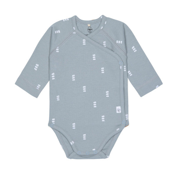 Long Sleeve Body GOTS Blocks light blue,
