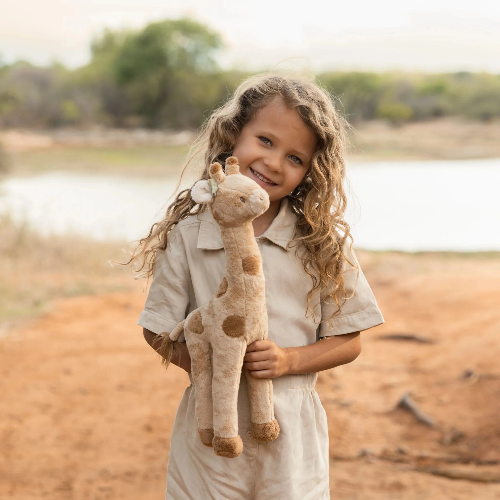 little dutch- Kuscheltier Giraffe - Gelb