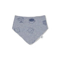 Feetje-Schal AOP - Breakfast Buddy-Blau Melange