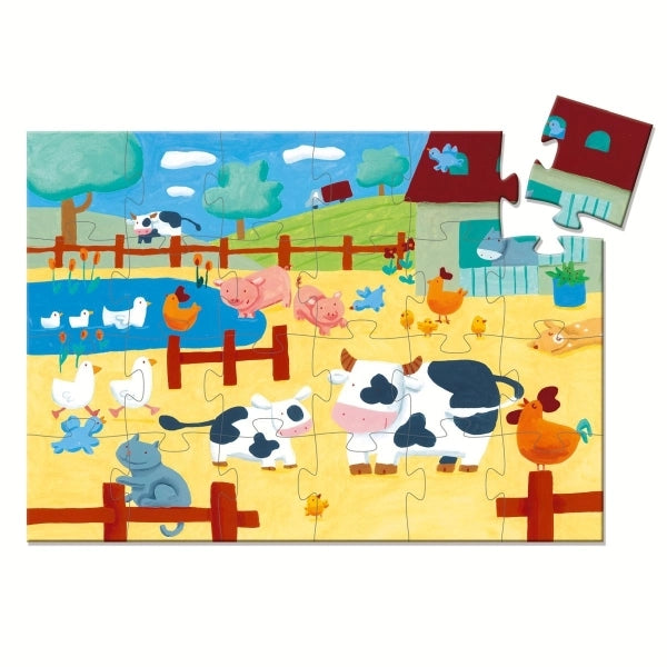 Djeco-Puzzle: Kuh - 24 Teile