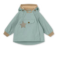 Mini A Ture - Wai fleece lined spring jacket. GRS - Gray Mist