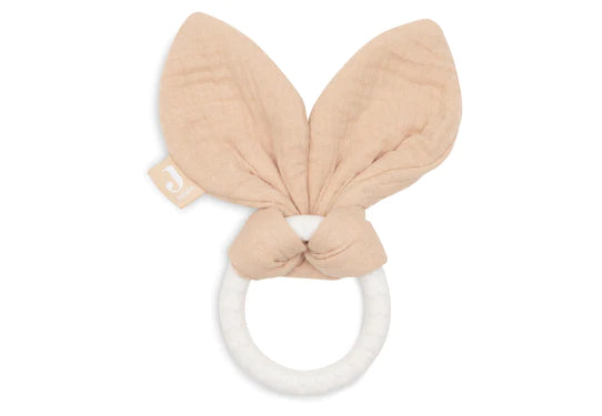 Jollein-Beißring Silikon Bunny Ears Moonstone-Gelb