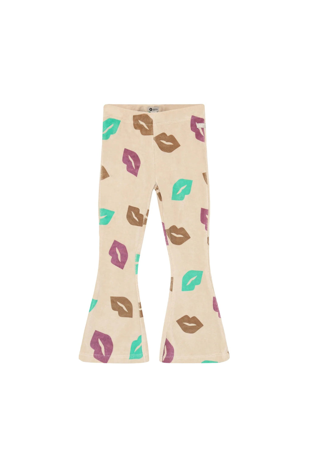 Daily Seven-Trousers Flared Fit - All Over Print - Semolina