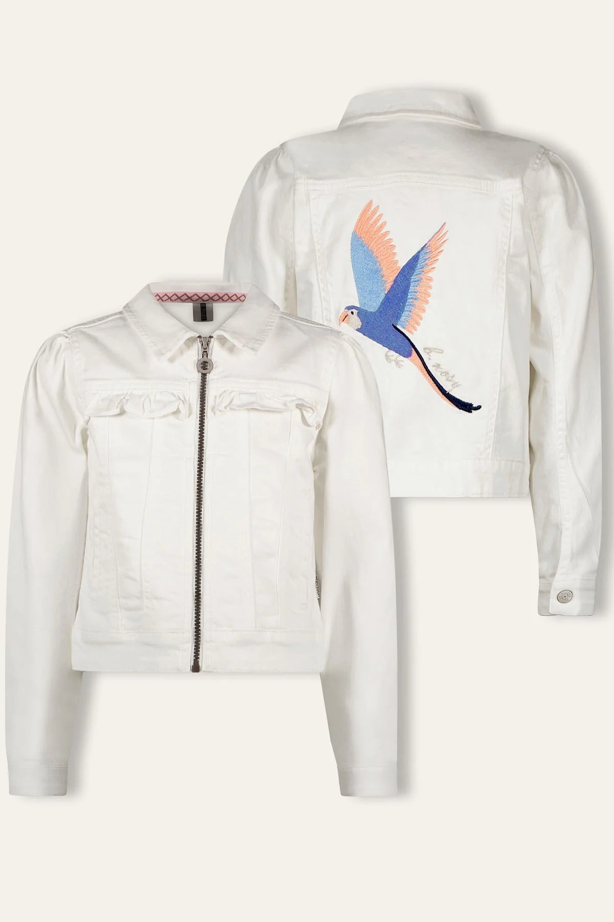 PIA Jeansjacke weiß