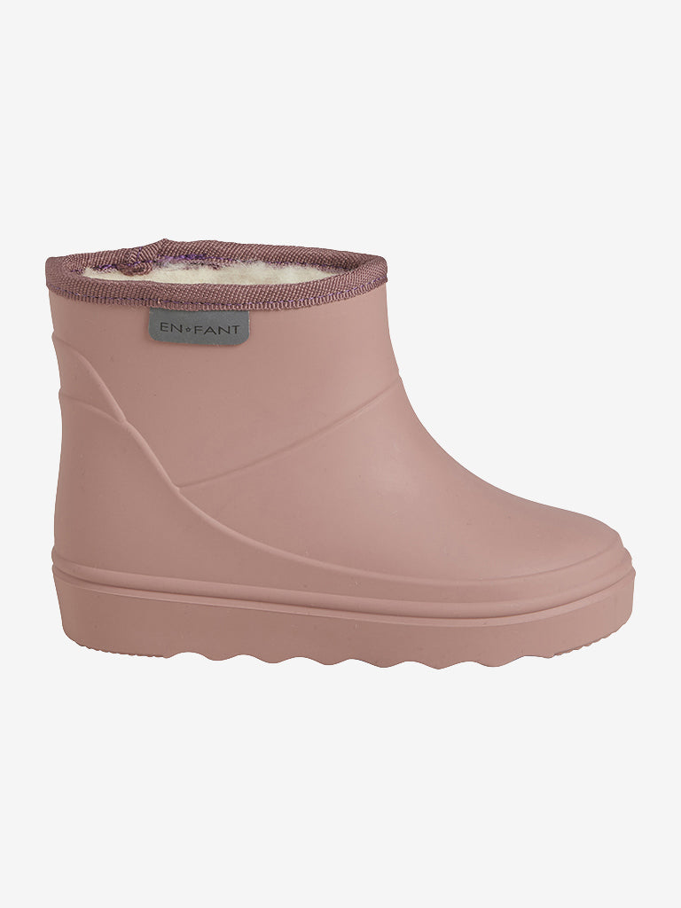 En Fant-Thermo Boots Short Solid-Old Rose