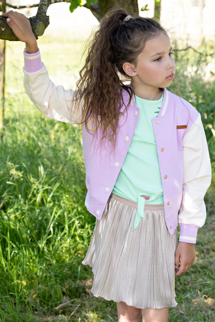 NONO-Komy Rib Jersey Hemd Mit Knopfleiste Grün