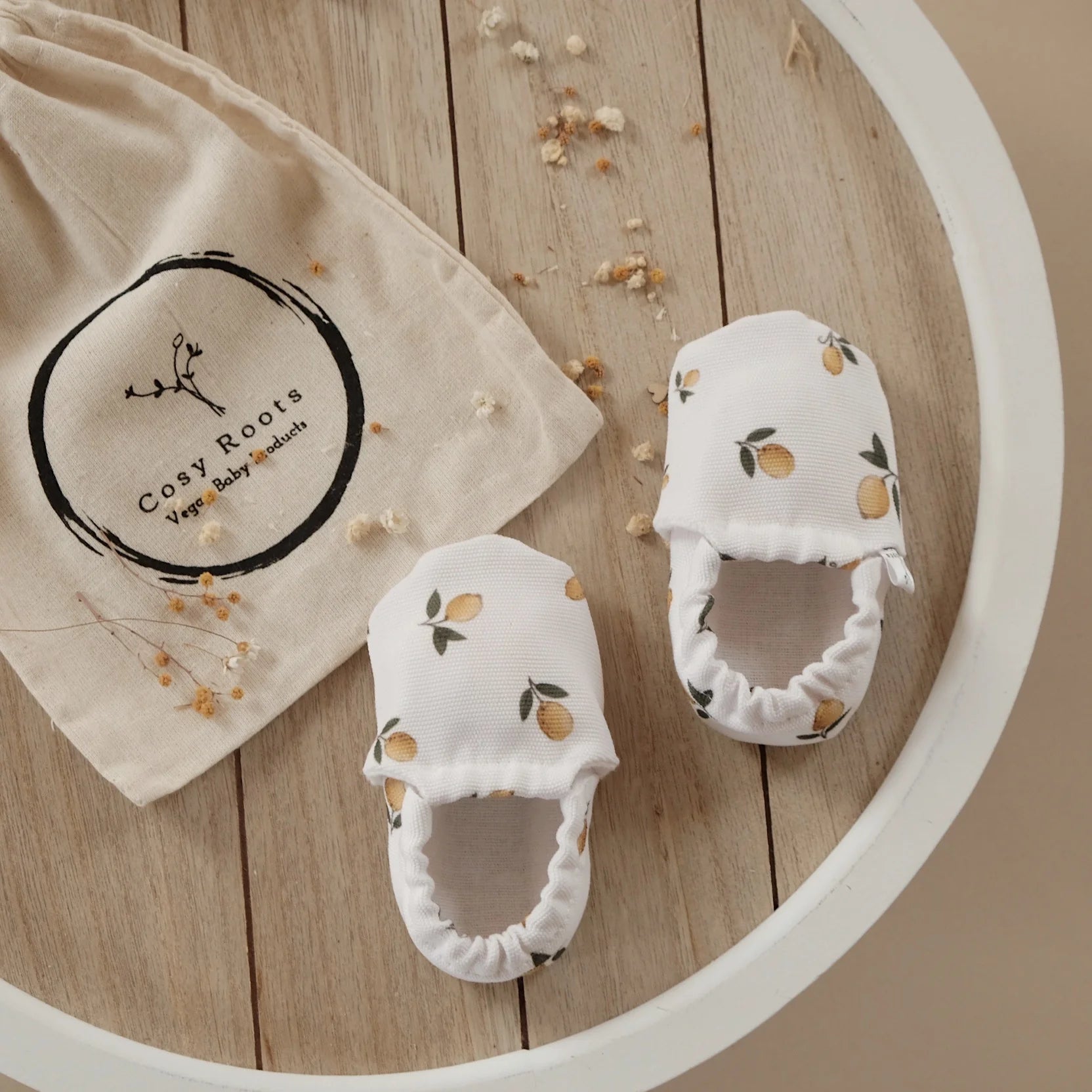 Cosy Roots-Vegan Shoes - ungefüttert-Pure Lemon