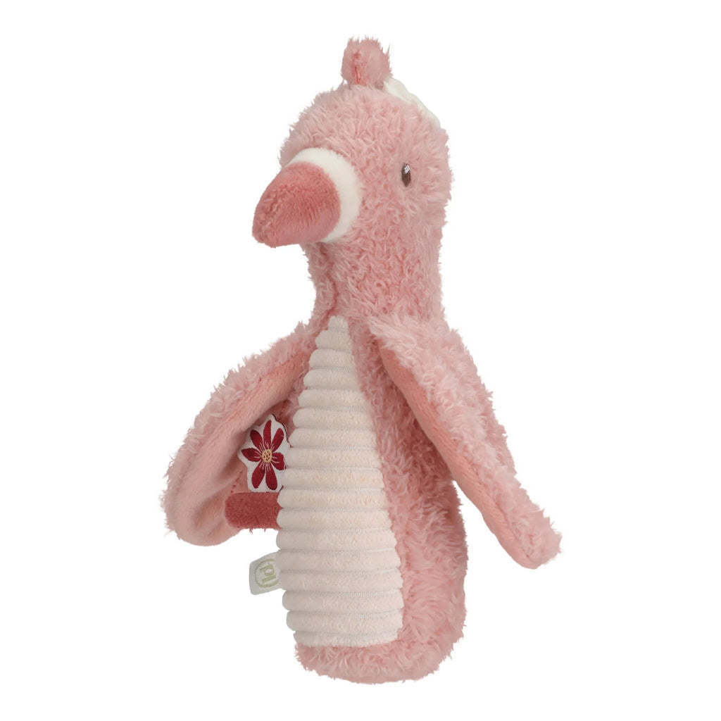 little dutch- Quetschrassel Flamingo - Pink Safari Friends