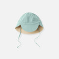 Cloby-Sun Hat (reversible)-Sea Blue/Sandy Beach