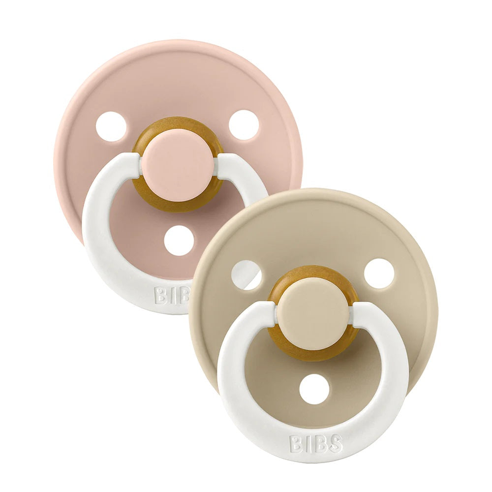 BIBS Colour 2 PACK Blush/Vanilla NIGHT 6-18m