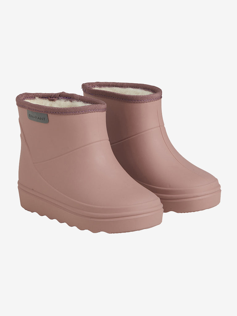 En Fant-Thermo Boots Short Solid-Old Rose
